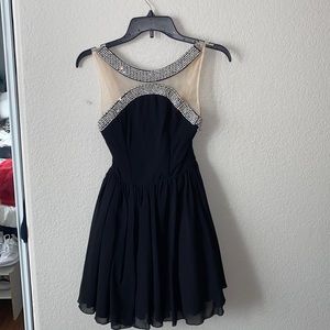 Black beaded dress